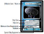 An example of a 1E CCG card