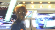 Broumand on the set of Star Trek