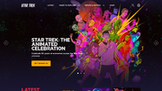 StarTrek.com homepage, September 2023