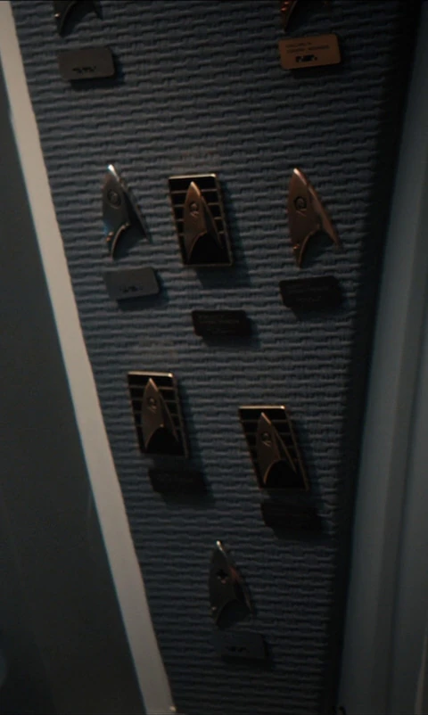 USS Discovery memorial wall