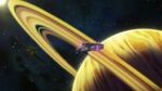 Yorif's ship over planet