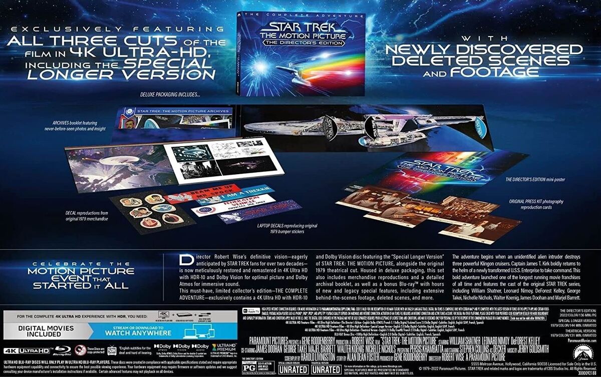 The One with Star Trek: The Motion Picture Director's Edition 4K
