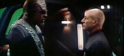 Geschnittene Szene - Worf spricht mit Picard über die Romulaner