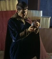 Spock prepares sonic grenade