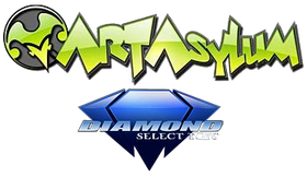 Art Asylum and Diamond Select Toys logos