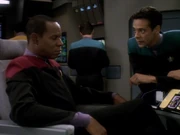 Bashir und Sisko sind wegen Jadzia beunruhigt