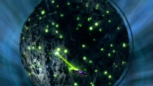 Xindi weapon fires on the Insectoids