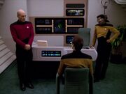 Picard La Forge verhören Data