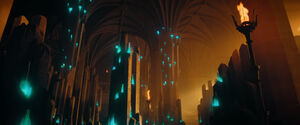 Cristal de tiempo panoramica Monasterio Klingon Boreth DIS Through the Valley of Shadows