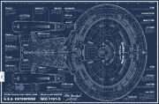 De Agostini Build the USS Enterprise-D Sternbach blueprints