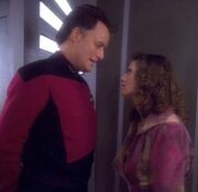 Q and Vash DS9