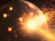 Species 8472 planet killer, stage 2.jpg (114 KB) The planet's crust begins to split open