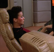 At the ops station Played by an unknown actress (TNG: "Conspiracy")