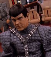 Romulan at the conn Played by an unknown actor