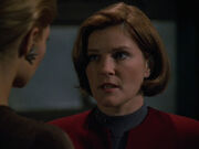 Janeway warns Seven about Omega