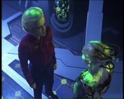 Janeway et la Reine Borg