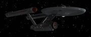 USS Enterprise profile view, 2254-R