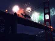 Ein Feuerwerk zur Rückkkehr der Voyager.