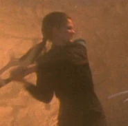 Stunt double for Terry Farrell DS9: "Blood Oath" (uncredited)