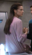 Jadzia Dax in Trill patient wear (2371)