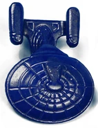 Q figure's USS Enterprise-D accessory