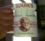 Quark's branded mug