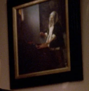 A Woman Holding a Balance by Johannes Vermeer (TNG: "The Game", "A Matter Of Time", "Hero Worship", "The Outcast", "The Quality of Life", "Birthright, Part I", "Descent", "Phantasms", "Inheritance", "Masks", "Genesis")