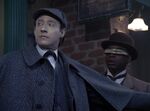 Data und Geordi als Holmes und Watson