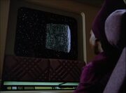 Viewscreen in Guinan's office