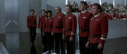 James T. Kirk and crew face Federation Council