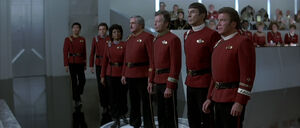 James T. Kirk and crew face Federation Council