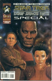 Scott Sava's cover art for Malibu's DS9 special