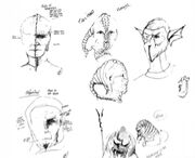 Early DS9 make up sketches