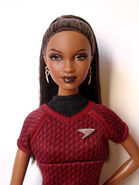 Uhura Barbie close-up