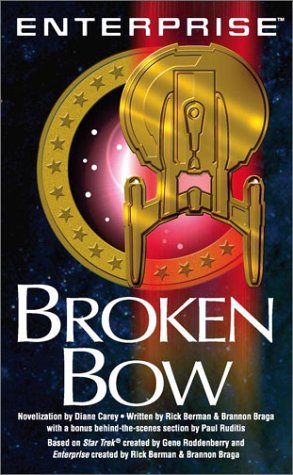 Cover of the novelization of <i>Broken Bow</i>