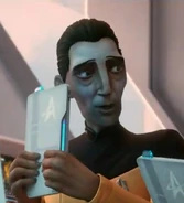 Dauntless Human male operations officer.jpg (66 KB) A Human officer wearing an operations division standard gold uniform