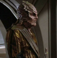 Kressari DS9: "Necessary Evil", "Rivals", "The Maquis, Part I", "The Maquis, Part II", "The Wire", DS9: "Defiant", "Life Support", "Distant Voices", "Let He Who Is Without Sin...", DS9: "Prodigal Daughter", "Field of Fire", "Chimera"