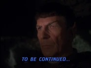 To Be Continued... intertitle TNG 5x07.jpg (167 KB) "To Be Continued..." (TNG: "Unification I")