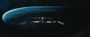 USS Discovery approaches distortion field