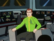 Robert April in captain's chair.jpg (281 KB) April, Robert (USS Enterprise)