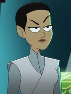 Shara.jpg (86 KB) Shara wearing a standard duty uniform in 2381