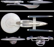 Excelsior Class study models by Bill George