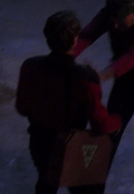 ... as stunt double for Wil Wheaton in "Final Mission"