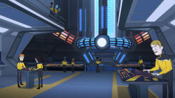 The warp core of a California-class starship