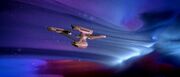 USS Enterprise in Mutara nebula