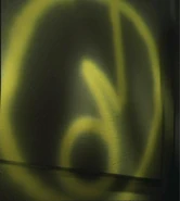 An example of graffiti on Deep Space 9