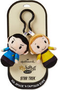 Hallmark Itty Bittys Clippys Spock and Kirk