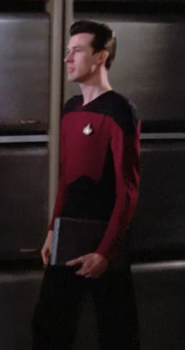 In engineering/In a corridor Played by an unknown actor (TNG: "Symbiosis")