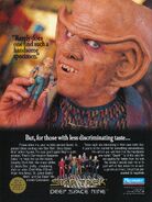 1993 advertisement for Playmates' DS9 figures