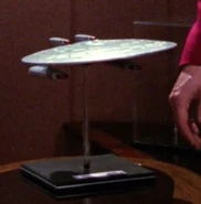USS Melbourne-dedication model.jpg (53 KB) "Captain" Riker's USS Melbourne display model in "Future Imperfect"